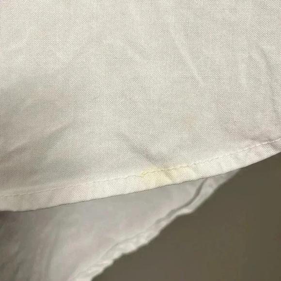 Cloth and Stone Anthropologie Lace Up White Short Sleeve Tunic Top - Picture 4 of 8